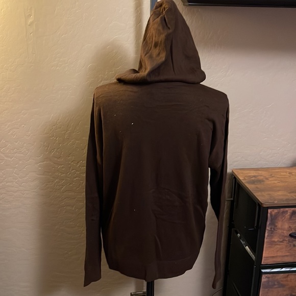 Very Soft Members Mark Cashmere Blend Sweater Hoodie - Picture 4 of 11